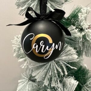 Matt Black Bauble