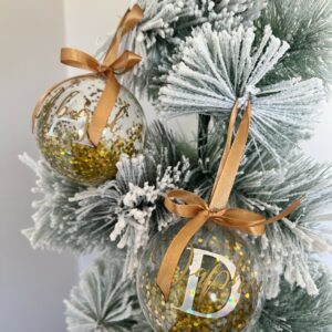 Chunky Glitter Bauble - Gold