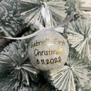 First Christmas Bauble