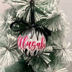Animal Print Bauble