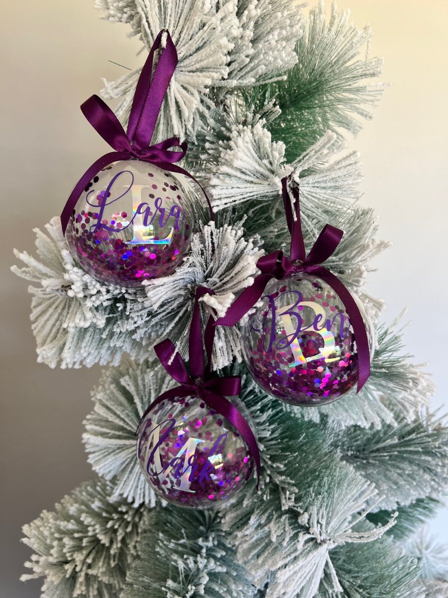 Chunky Glitter Bauble